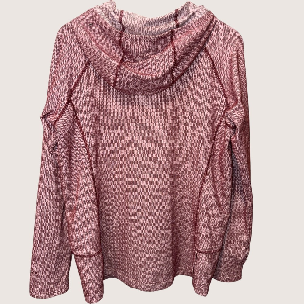 Patagonia Women's Large Base Layer Active Hoodie Herringbone Gorpcore Thumbholes - Picture 4 of 16